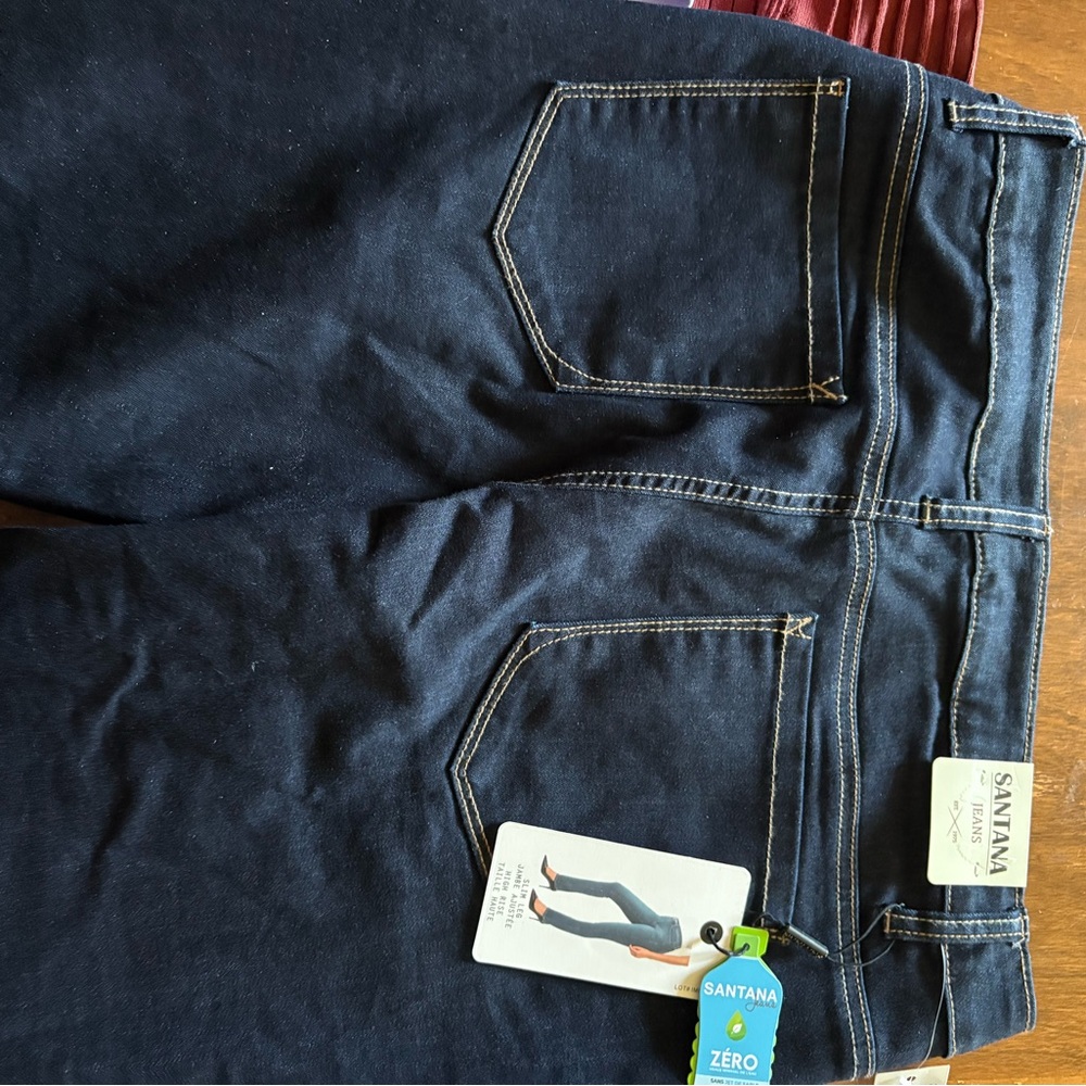 Carlos by Carlos Santana Women's Straight Leg Jeans - Dark Blue
